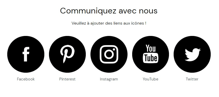 null Reseaux Sociaux Strikingly